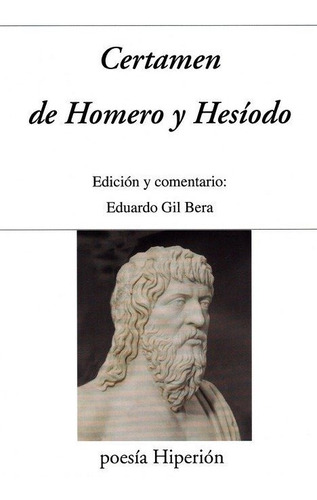 Libro Certamen De Homero Y Hesiodo