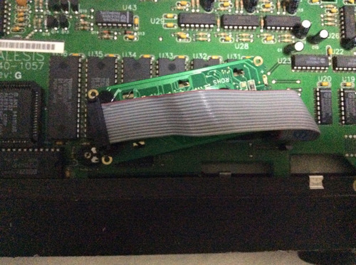 Display Lcd Modulo Alesis D4 Quadraverb Teclado Qs6 Qs7 Qs8