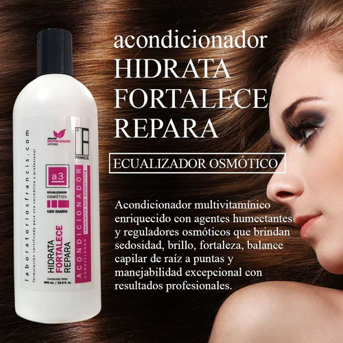 Imagen 2 de 3 de Acondicionador A3 Ecualizador Osmótico 500 Ml