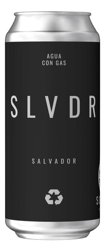  SLVDR agua mineral con gas en lata X12 unidades