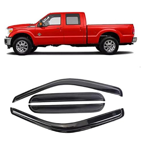 Viseras Ventanas De Puertas De Humo Ford F250 F350 F450...