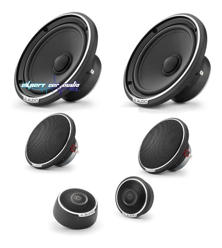 Set De Medios 3 Vias Jl Audio C7 600w Completo Premium