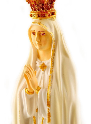 Imagem 5 de 6 de Escultura, Estatueta, Imagem, Nossa Senhora De Fátima 33cm