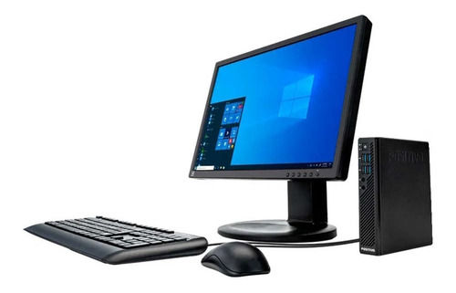Cpu + Monitor Positivo Mini Core I3 6ger 4gb 240gb Ssd Novo