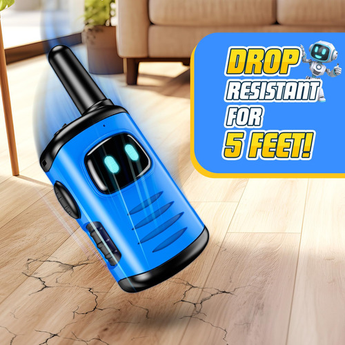 Walkie Talkies De Juguete Para Niños: Mini Robots De