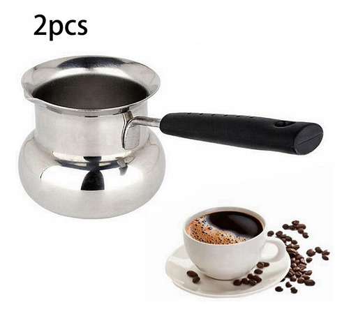 Calentador De Leche Olla De Acero Inoxidable Café 900ml