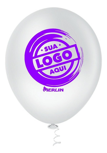 Imagem 8 de 8 de 500 Balão (bexiga) Personalizados Com Seu Logo N09 - 1 Lado