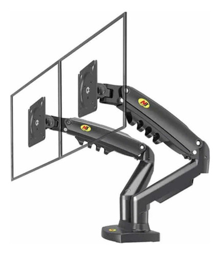 Soporte Ergonómico De Mesa Para Tv/monitor 2 Brazos 17-27