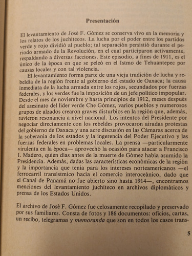 Documentos Del Archivo José F. Gómez (Usado)