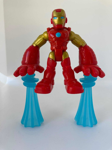 Figura Super Hero Adventure Iron Man Poder En Mano