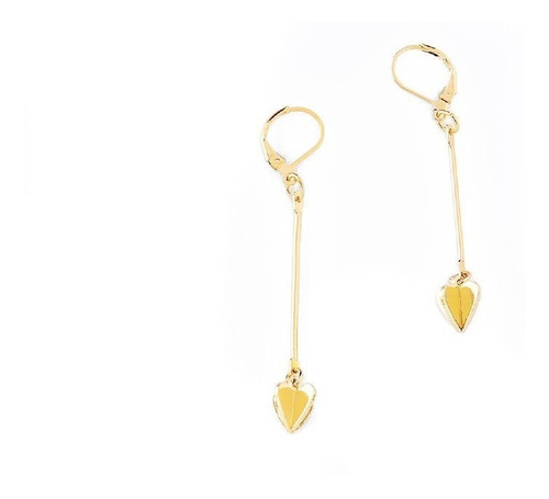 Hermosos Aretes En Baño De Oro Nice 118694l