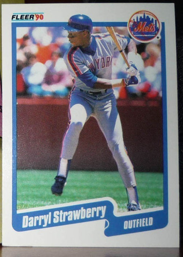Beisbol Barajita - Darryl Strawberry - Fleer 90