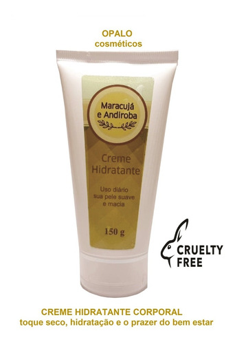 Creme Hidratante Corporal Maracujá Opalo - 150g