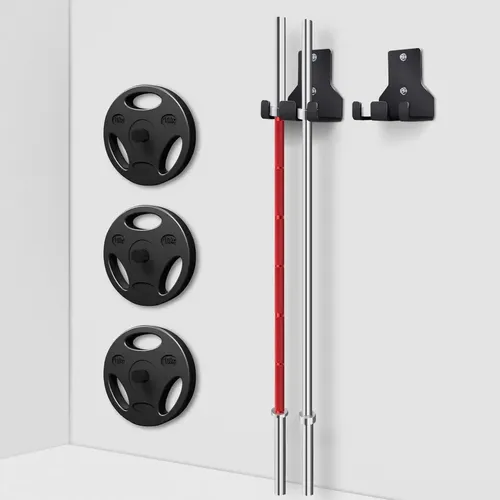 Rack Soporte De Barras Olímpicas Para Muro