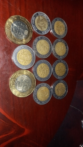 Monedas Conmemorativas De 5 Y 20 Pesos Casi Nuevas