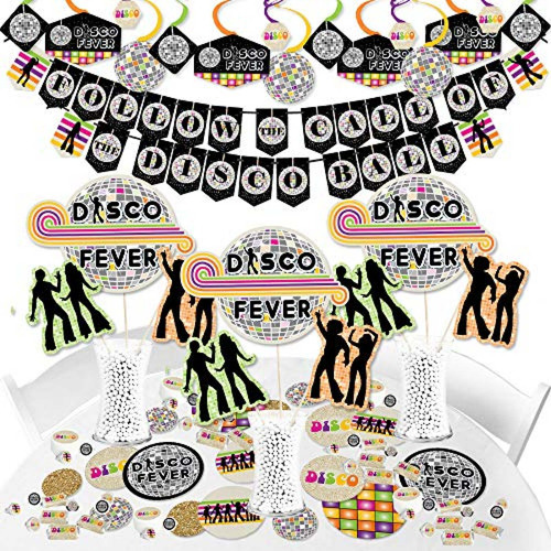Kit De Fiesta Big Dot Of Happiness 70's Disco - 1970s Disco 