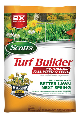 Scotts Turf Builder Winterguard Fall Weed & Feed3, Weed Kill