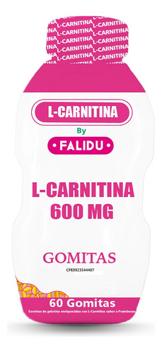 L-carnitina 600 Mg  60 Gomitas