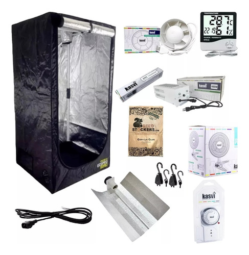 Kit Indoor Económico 80x80x160 400w