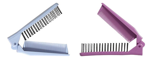 2 Uds Cepillo De Peine De Pelo Plegable Cepillo De