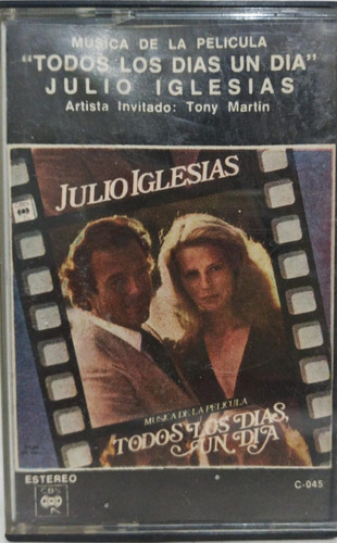 Julio Iglesias  Todos Los Dias Un Dia Cassete Argentina