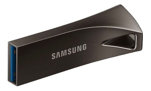 Unidad flash Samsung Bar Plus USB 3.1 de 64 GB, 300 MB/s, color gris oscuro