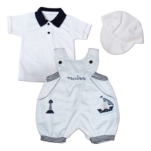 Traje Bebe Marinero Marinerito De Vestir En Drill  Delicado