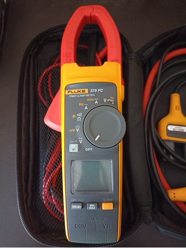 Amperímetro De Gancho, Fluke 375 Fc. 