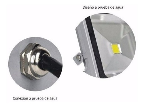 Foco Proyector De Area Led Rgb Color 20w Sensor Movimiento