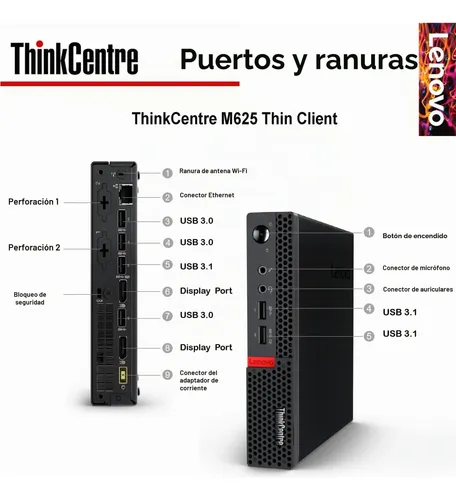 Mini Pc Lenovo Thinkcentre M625 8 Gb De Ram 128 Gb Ssd W11 220v