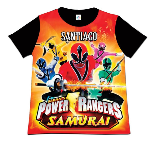 Franela Camisa Niño Power Rangers En Algodon