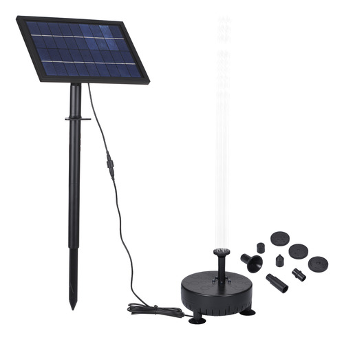 Panel De Fuente Con Kit Ajustable De Agua Solar Para Bricola