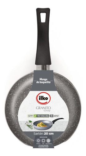 Sartén 20cm Ilko Granito Gray Antiadherente