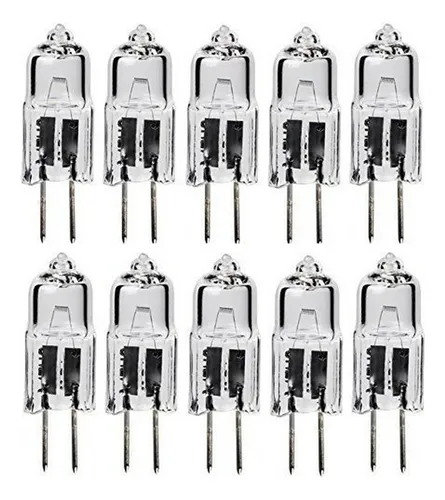 Bombilla Clásica - Jc 10w Halógena G4 Bi Pin (12v) Baja Tens