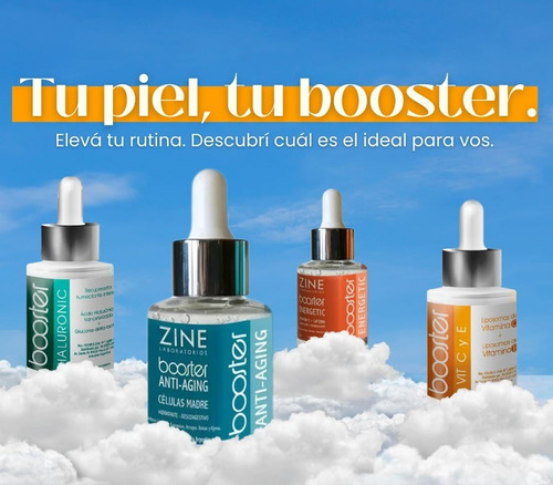 Kit Gabinete Booster Hialurony+antiage+vita C+energetic Zine