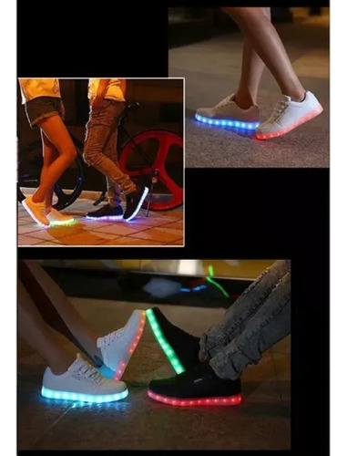 - Nuevos Zapatos Deportivos Luminosos Led Con Carga Usb