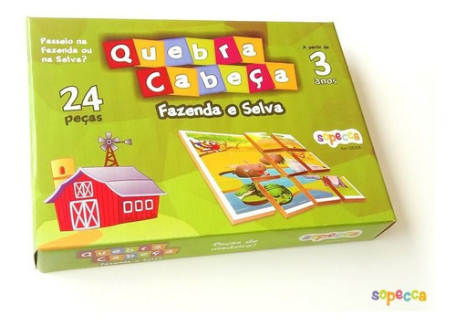 Imagem 6 de 11 de Kit Com 05 Quebra-cabeças