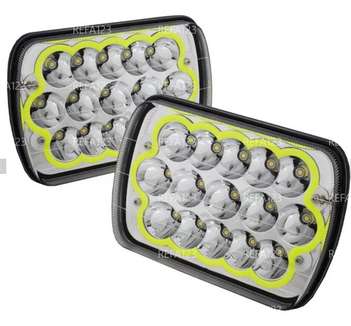 Unidad 6054 H6054 Led Alta/ Baja C/ Aro Led Verde 