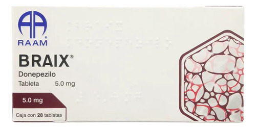 Donepezilo 5 Mg Braix Caja Con 28 Tabletas Ram