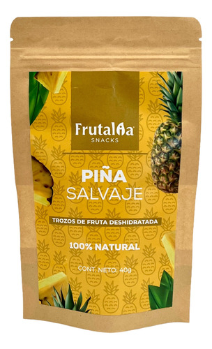 Frutalia Snack Fruta Deshidratada Piña Salvaje  40 G