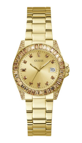 Reloj Mujer Con Cristal Azul Iridiscente Guess Us Arco Ir