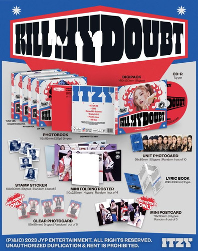 Itzy - Kill My Doubt - Digipack Ver A Elegir