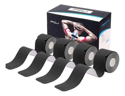 Kinesiology Tape Precut(4 Pack) Kinetic Tape Rolls Athletic