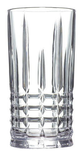 Vaso De Vidrio Labrado Highland 423ml X2 Unidades Color Transparente