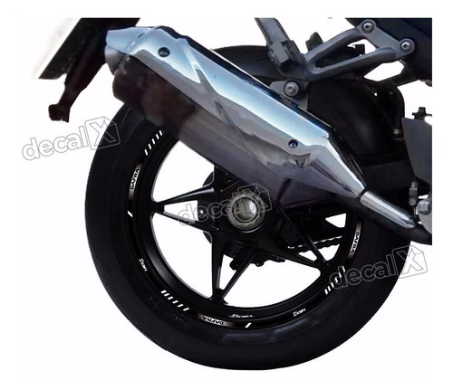 Adesivo Friso Refletivo Roda Compatível Moto Next 250 Fri03