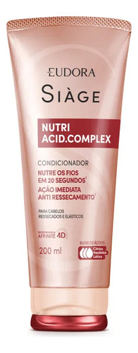 Kit Siàge Nutri Acid.complex Shampoo E Condicionador Eudora