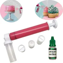 Comprar Aerografo Manual Repostería Decoración Tortas + Lubricante 