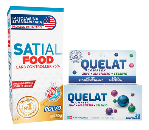 Satial Food Polvo 50 Ml + Suplemento Quelat Complex 30 Comp