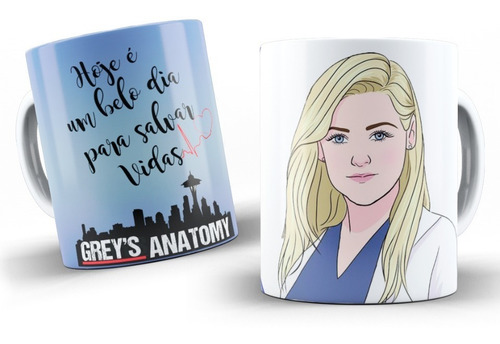 Imagem 7 de 10 de Canecas Personalizadas Greys Anatomy !!!!