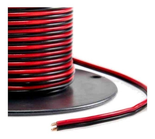 Imagen 5 de 5 de Cable Alambre 100mt Audio Rojo Negro Parlante #16 #20 #24